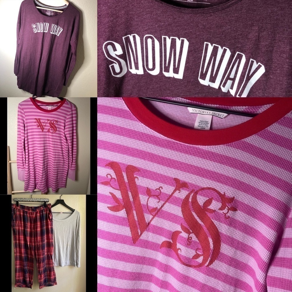 victoria secret pj bundle medium